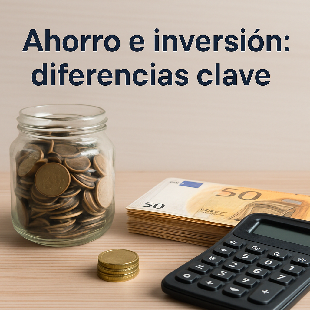Ahorro e inversión: diferencias clave